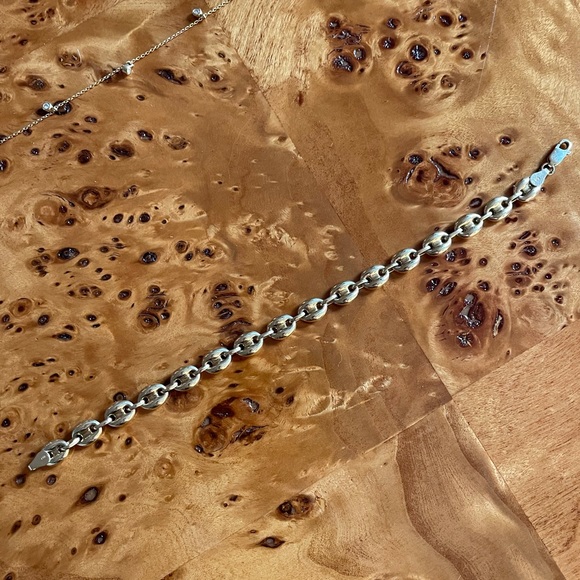 14k gold mariner link bracelet, 7 inches, EUC - Picture 3 of 4